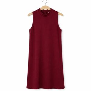 Everly Burgundy Sleeveless Polyester Mini Dress Sz Med